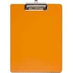 MAUL Klemmbrett MAULflexx, DIN A4, aus PP, orange / schwarz Klemmer an der kurzen Seite, Klemmweite: 8 mm, - 1 Stück (2361043)