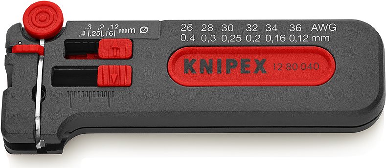Knipex Mini-Abisolierer Ø 0,12 (12 80 040 SB)