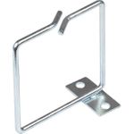 Kabelführungsbügel mit seitlich versetzter Montageplatte, Stahl verzinkt, 80 x 80 mm, Good Connections® (GC-N0106)