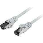 Patchkabel Kat.8.1 S/FTP LSZH CU 0,25m Fluke grau bestanden (PCF8-10CU-0025-S)