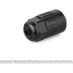 Industrie-Steckverbinder S6 - Unbestückter Stecker, Aussparung für RJ45 Stecker, Bajonett, Good Conn (IC06-R101)