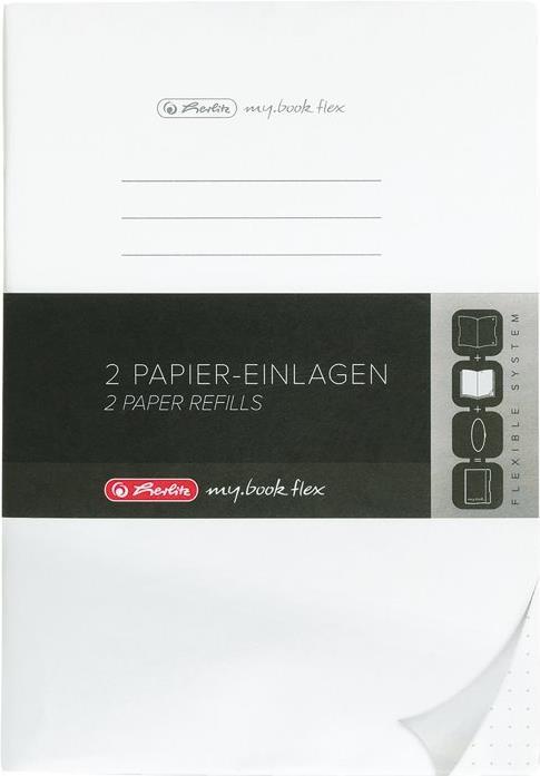 Herlitz 50033805 Notizbuch A4 80 Blätter Weiß (50033805)