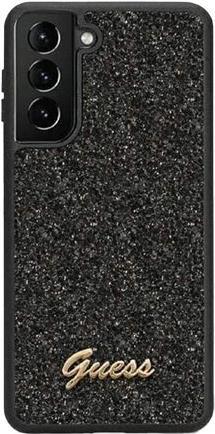 GUESS Glitter Script Case für Samsung Galaxy S23+- black (GUHCS23MHGGSHK)