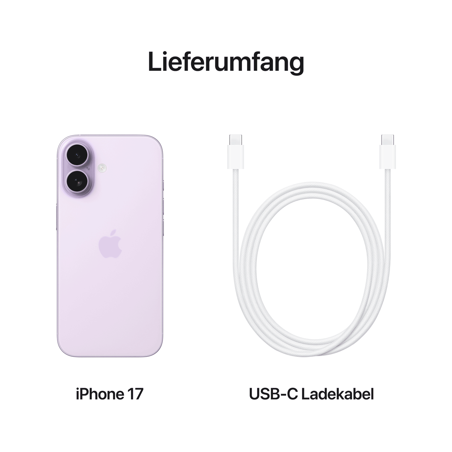 Apple iPhone 17 256 GB Lavendel
