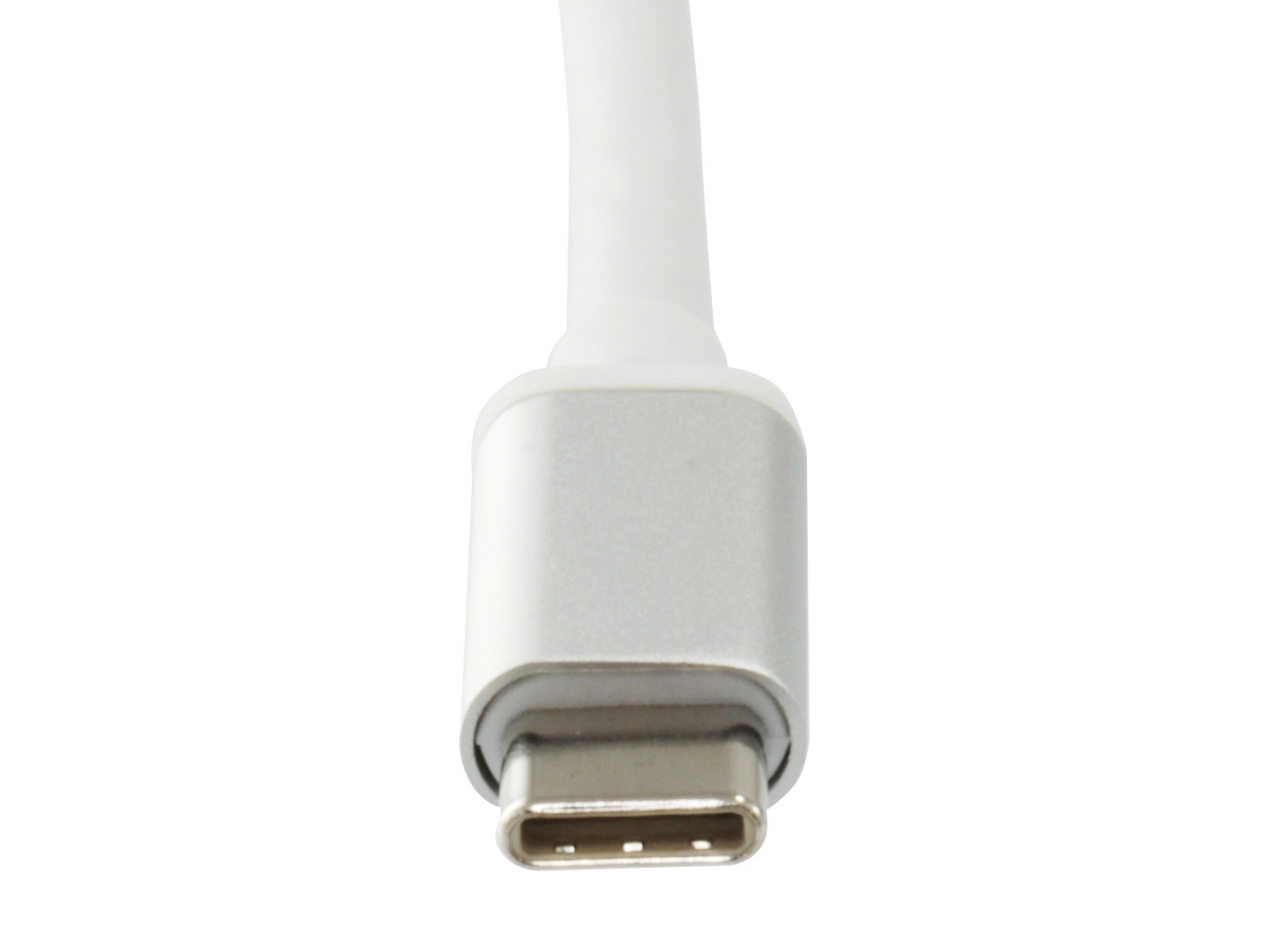 LevelOne USB-0402 Gigabit USB-C Netzwerkadapter 1000 Mbit/s Ethernet Silber, Weiß