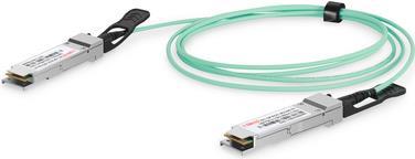 DIGITUS - 100GBase Direktanschlusskabel - QSFP28 zu QSFP28 - 3,0m - Glasfaser - Duplex - SFF-8431/SFF-8432 - Active Optical Cable (AOC) (DN-81623)