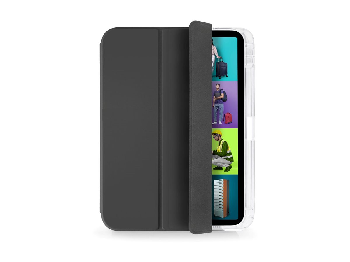 Port Designs NOUMEA II SLIMCLEAR ECO Flip Case für iPad Air 11" Schwarz, Transparent