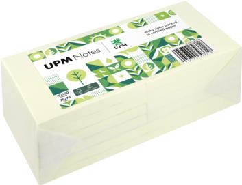 UPM Notes Haftnotiz 5654-01PG-12 75x75mm 100Bl. ge 12St. (5654-01PG-12)