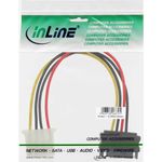 InLine 29669A 0.3m SATA 15-pin Schwarz SATA-Kabel (29669A)