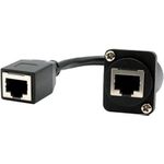 EXSYS GmbH D-Typ Kabel-Adapter RJ45 Buchse zu Buchse, CAT.5e, 20 cm (EX-49160)