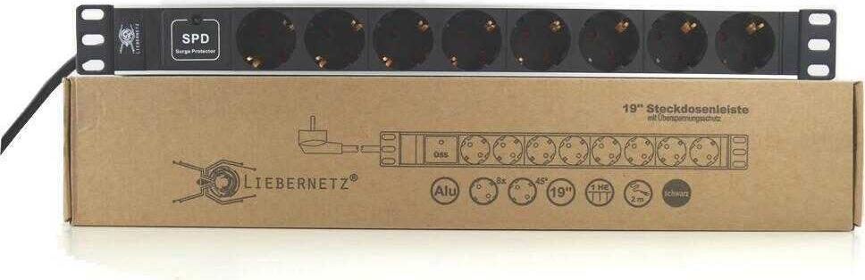 Liebernetz 19"-Steckdosenleiste von (90LNSDL198SSP)