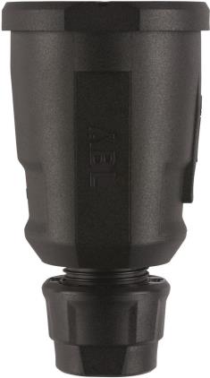 ABL Hightech Kupplung SCHUKO 100000073 Elamid schwarz IP20 Typ 1580 10 (100000073)