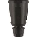 ABL Hightech Kupplung SCHUKO 100000073 Elamid schwarz IP20 Typ 1580 10 (100000073)