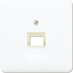 JUNG Abdeckung f. IAE/UAE-A.-Dose CD569-1UAWW CD500 u. Std. 1x8pol. alpinweiss CD569-1UAWW (CD569-1UAWW)