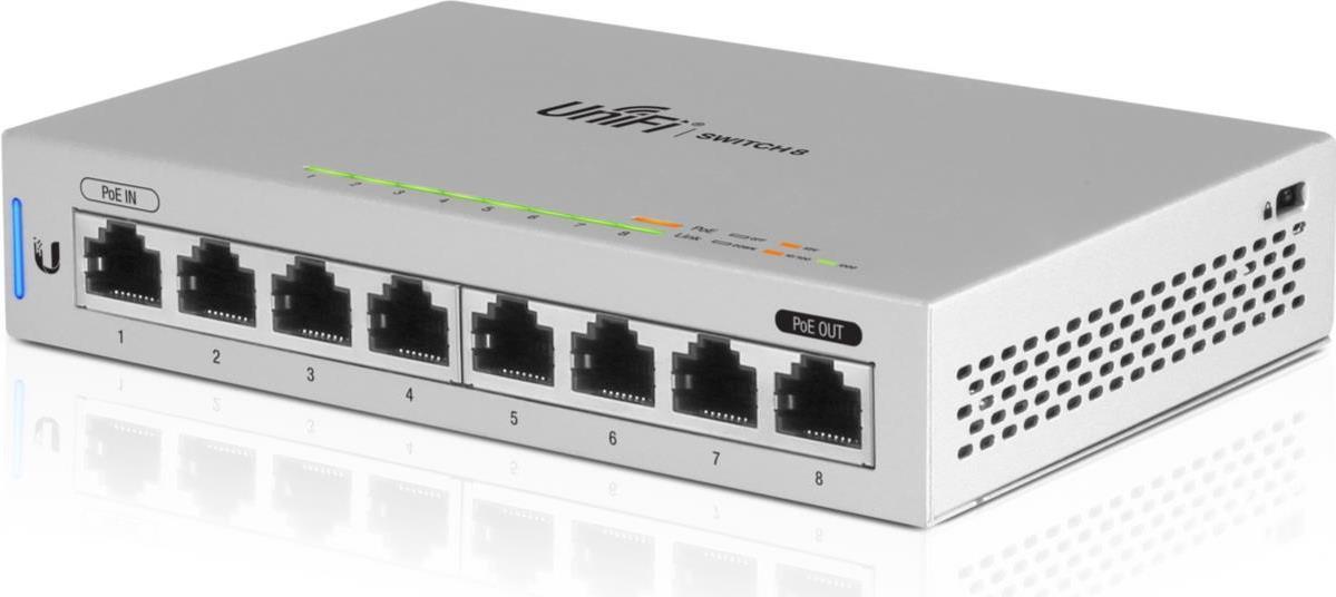Ubiquiti UniFi US-8 - Fully Managed Gigabit Switch UniFi® Switches _and_ Router (US-8_2)