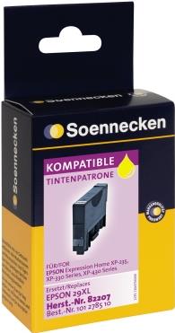 Soennecken Tintenpatrone 82207 wie Epson C13T29944012 29XL gelb (82207)