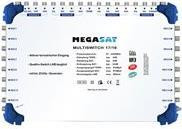 Megasat Multiswitch 17/16 - Multiswitch Satelliten-/terrestrisches Signal
