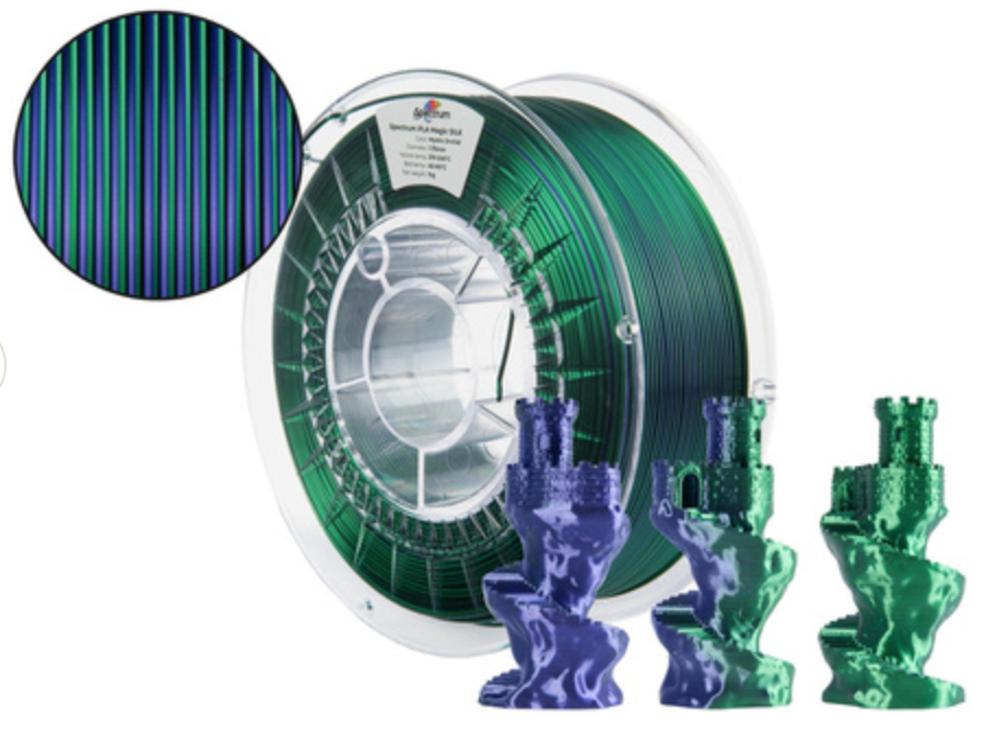 Spectrum Filaments Magic SILK PLA Mystic Orchid 1.75 mm 1 kg