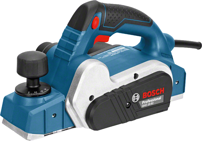 Bosch Professional Handhobel GHO 26-82 D (inkl. Parallelanschlag, Sechskantstiftschlüssel SW 2,5, Stoffstaubbeutel, im Koffer) (06015A4300)