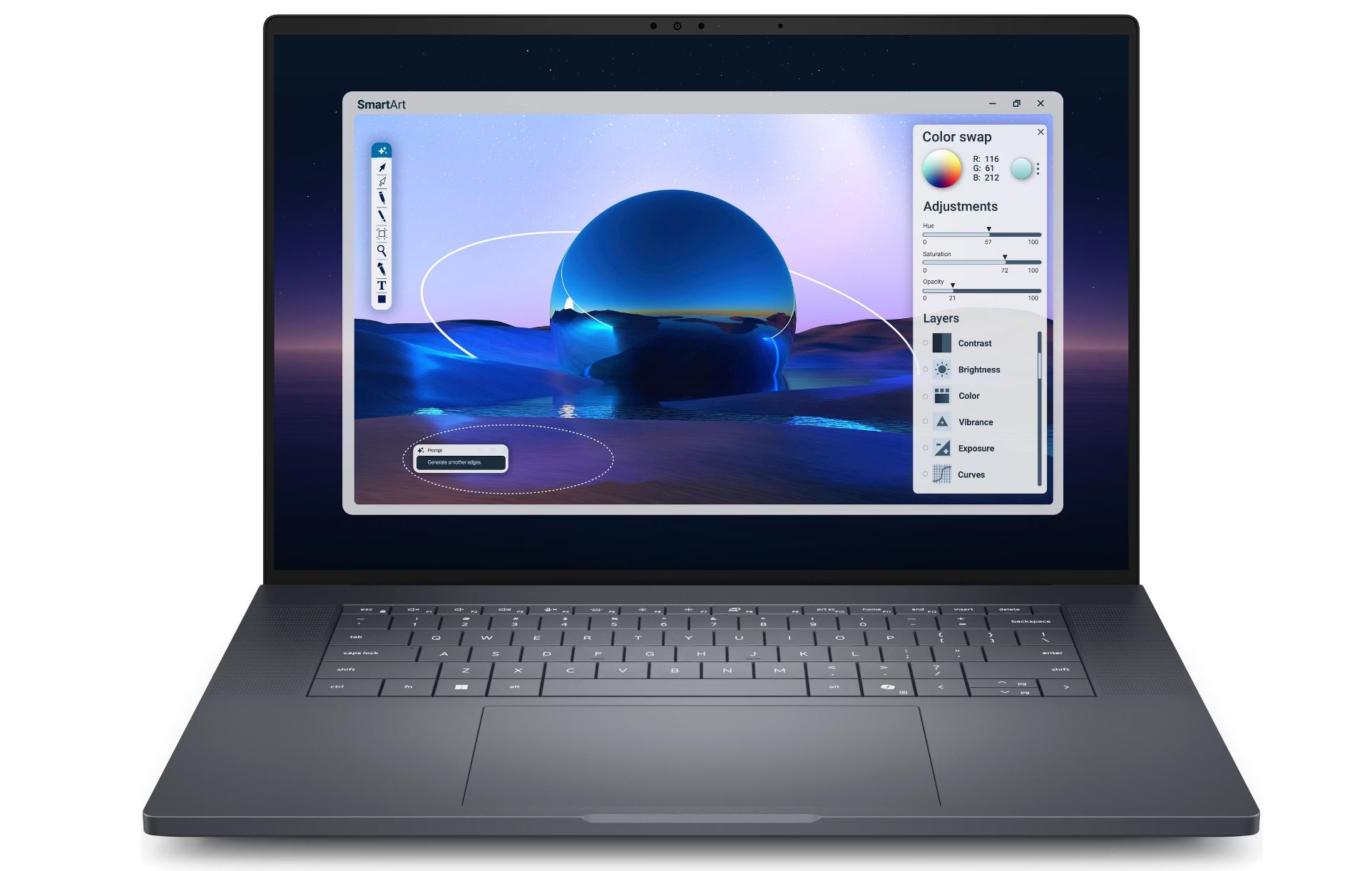 Dell Pro Max 16 Premium MA16250 Intel Core Ultra 7 265H 16" FHD+ QWERTZ Notebook