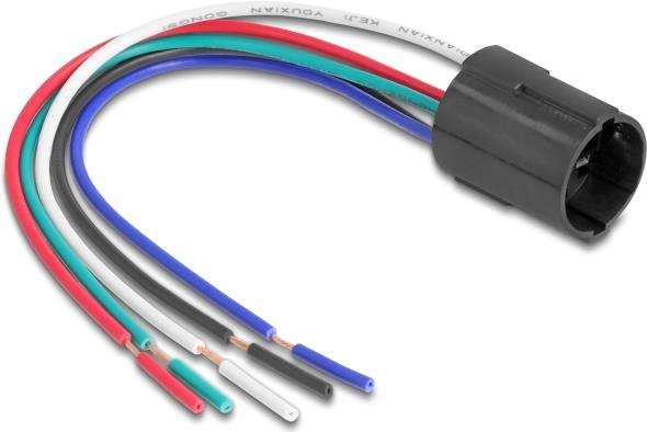 Delock Fassung für 16 mm 5 Pin Taster oder Schalter (90793)