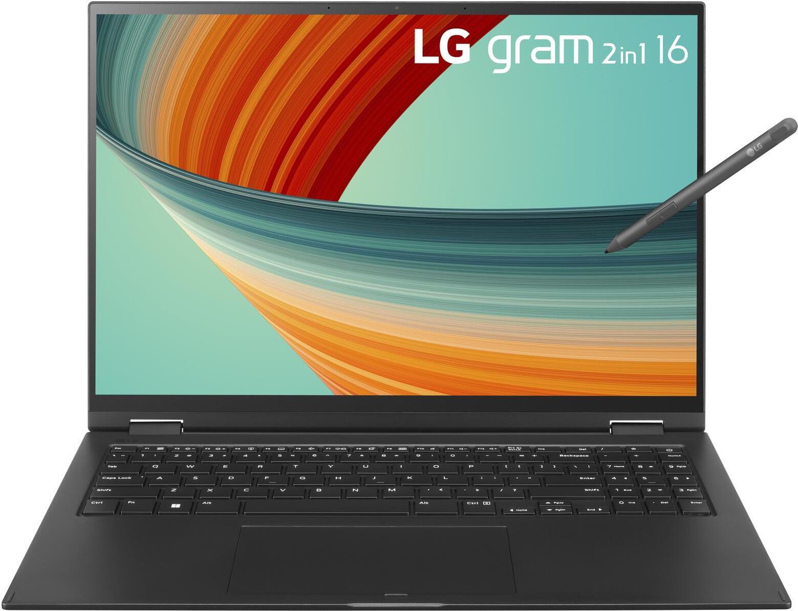 LG 40,60cm (16") 16T90R-G 2in1 Notebook Tablet Core i7-1360 16GB 1TB W11P (16T90R-G.AP78G)