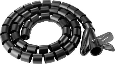 SpeaKa Professional Kabel-Buendelschlauch Polyurethan PE Schwarz flexibel O x 1 St. (SP-13402972)