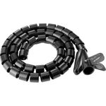 SpeaKa Professional Kabel-Buendelschlauch Polyurethan PE Schwarz flexibel O x 1 St. (SP-13402972)