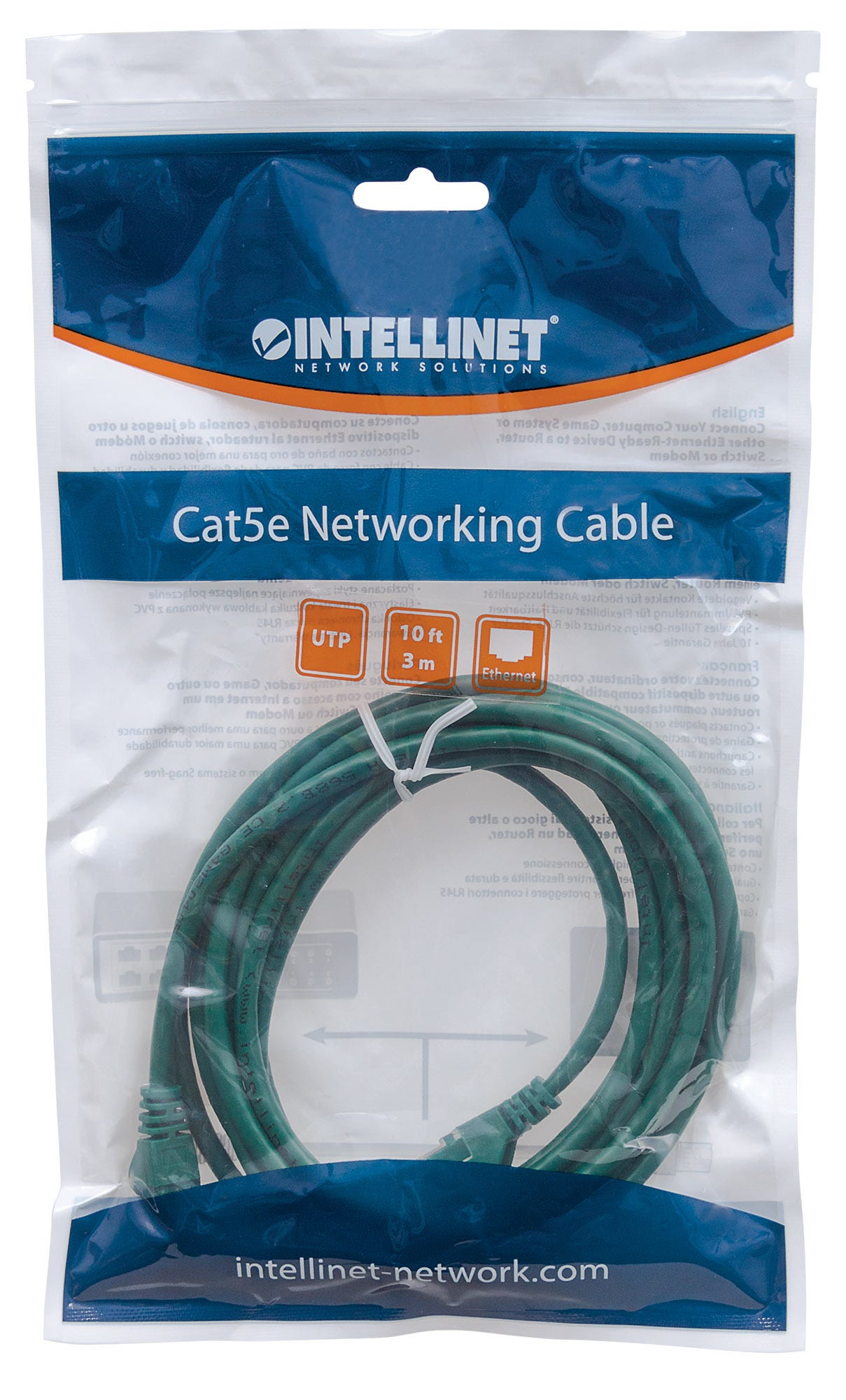 Intellinet Cat6 U/UTP Patchkabel 5 m RJ-45 Grün