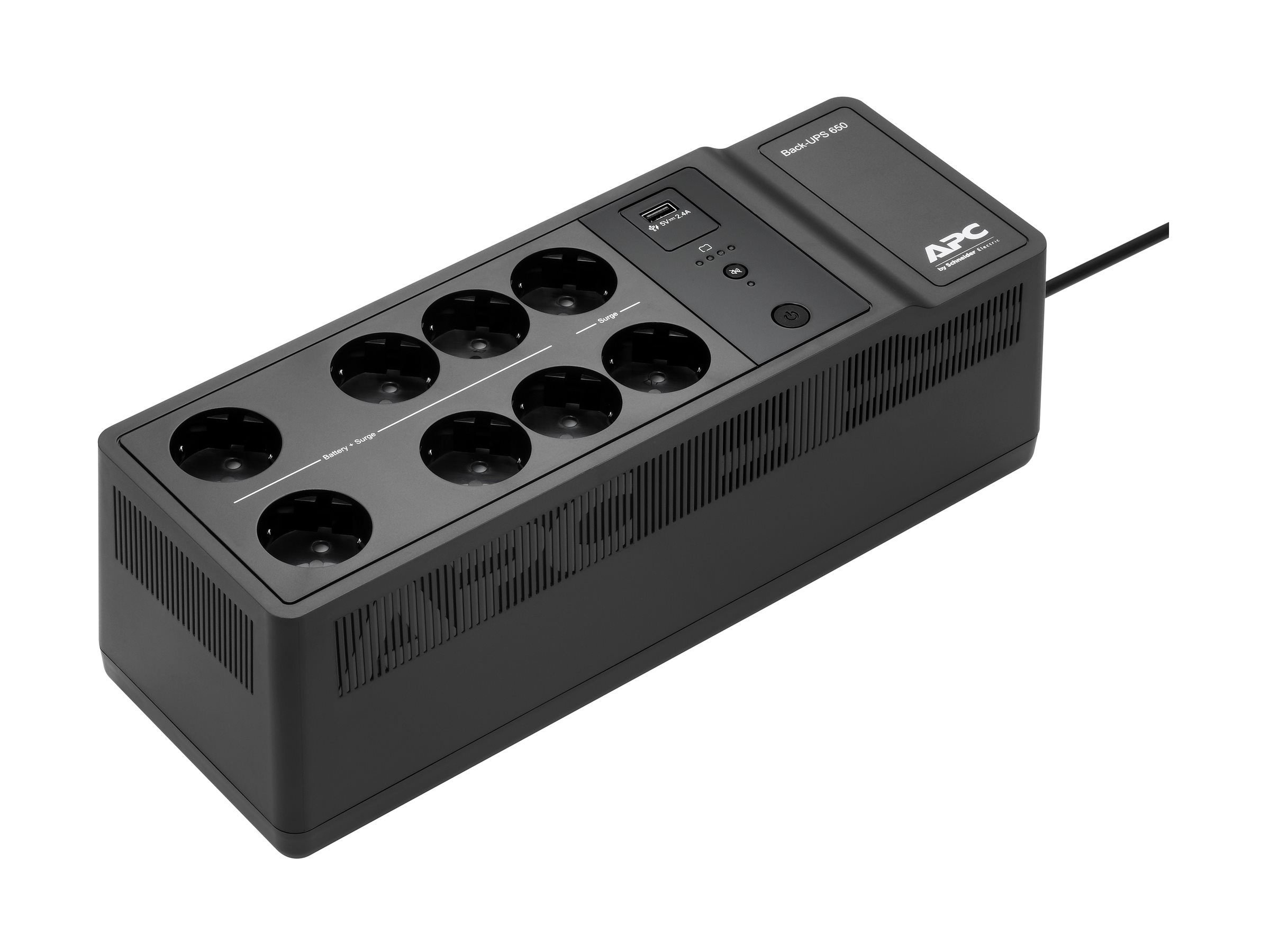 APC Back-UPS BE650G2-GR - USV - 650 VA 400 W - Schwarz