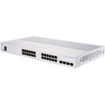 Cisco Business 350 Series 350-24T-4X - Switch - L3 - managed - 24 x 10/100/1000 + 4 x 10 Gigabit SFP+ - an Rack montierbar
