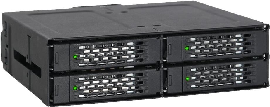 ICY DOCK ToughArmor MB607SP-B Backplane 4x 2,5" SATA I-III für 5,25" Schwarz