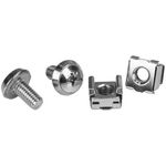 StarTech.com M6 Rack Screws and M6 Cage Nuts (CABSCRWM620)