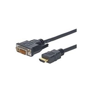 VivoLink 3.0m HDMI - DVI-D 3m HDMI DVI-D Schwarz (PROHDMIDVI3)