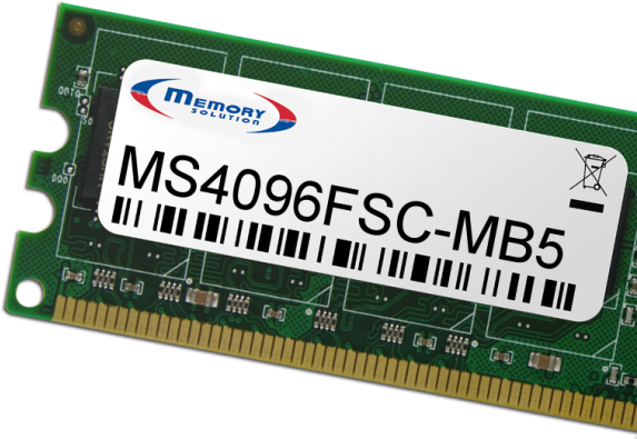 Memory Solution MS4096FSC-MB5 4GB Speichermodul (MS4096FSC-MB5)