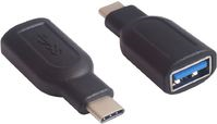 Image of Microconnect USB3.1CAAFB Kabeladapter USB C USB A Schwarz (USB3.1CAAF)