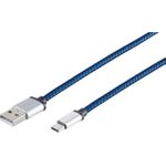S-Conn 14-50018 USB Kabel 0,3 m USB 2.0 USB A USB C Blau (14-50018)