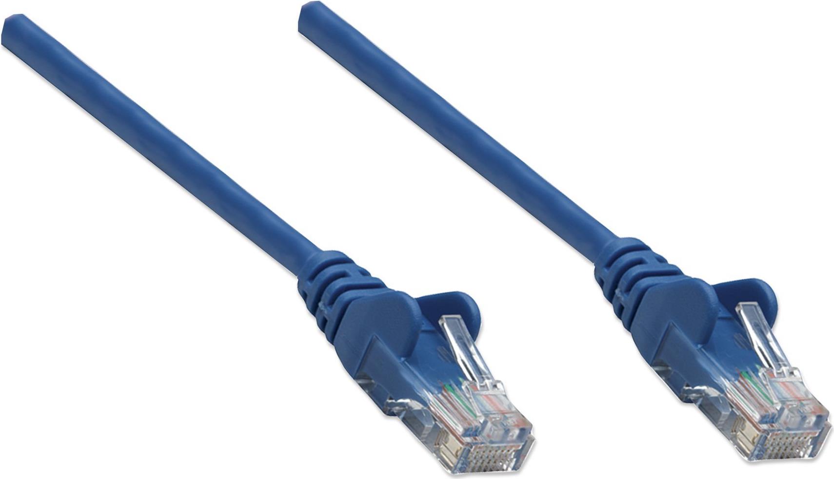 Intellinet Patch-Kabel CAT 5e UTP RJ-45 1,5 m Blau