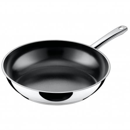 Silit Talis Allzweckpfanne Ø 28 cm Edelstahl induktionsgeeignet Schwarz, Edelstahl