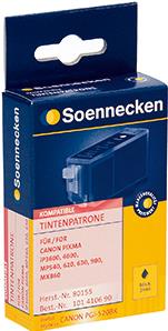 Soennecken Tintenpatrone 80155 wie Canon PGI520BK schwarz (80155)