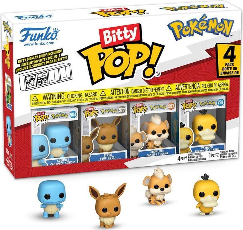 Funko Pop! Games Figurenset Bitty Pop Pokemon Serie 4 (FU81135)