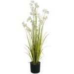 EUROPALMS Jasmingras, Kunstpflanze, weiß, 130 cm (82600171)