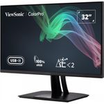 Viewsonic VP56 81,3 cm (32" ) 3840 x 2160 Pixel 4K Ultra HD LED Schwarz [Energieklasse G] (VP3256-4K)
