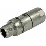 Harting 21 03 821 1805. Befestigungsart: Schraube, Befestigungstyp: Oberfläche, Verbindender thread type: M12. Nennstrom (80 °C): 2 A. Gewicht: 46,2 g (21 03 821 1805)