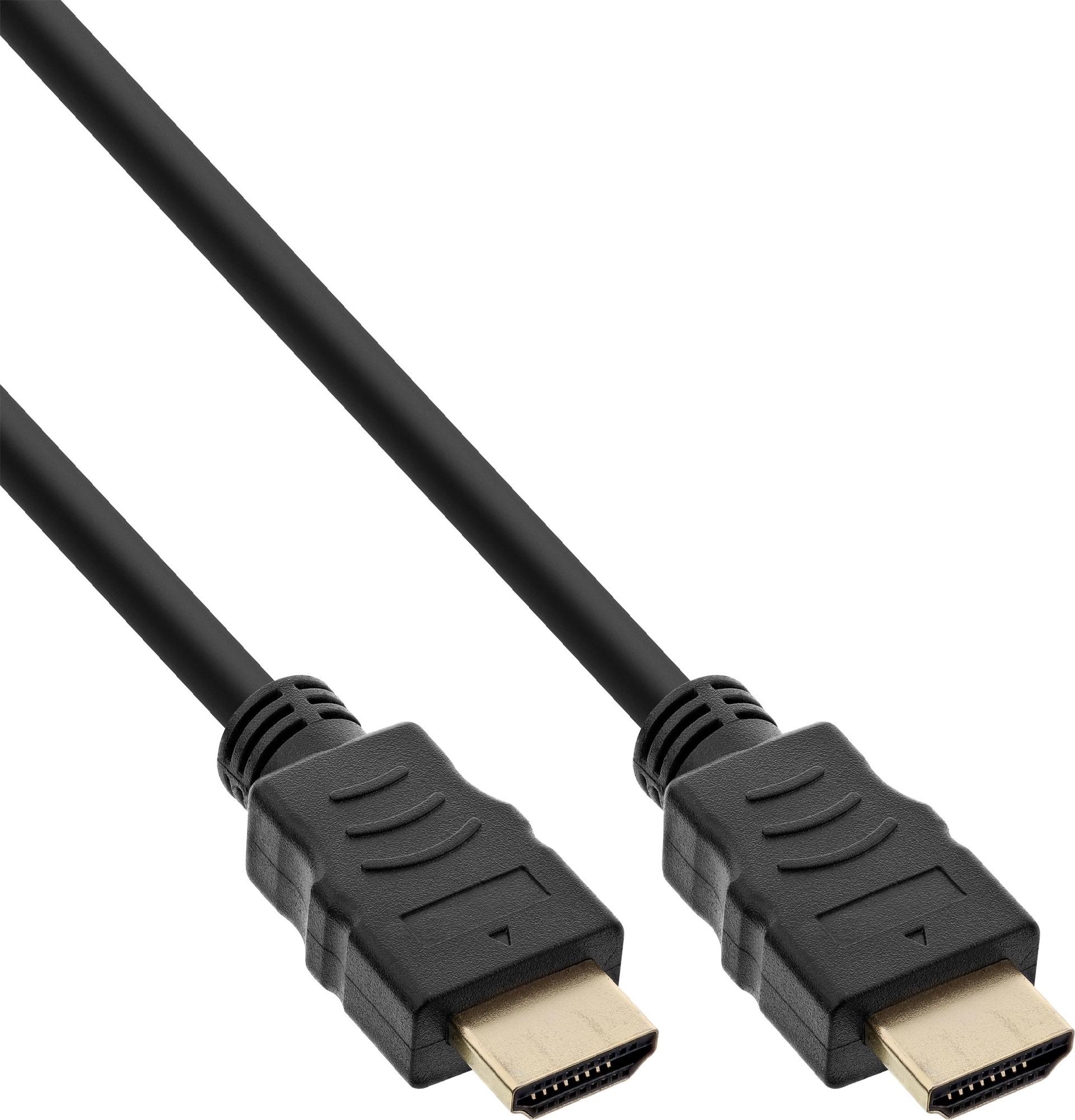 InLine 17533P HDMI-Kabel mit Ethernet HDMI 2.0 4K 0,3 m Schwarz