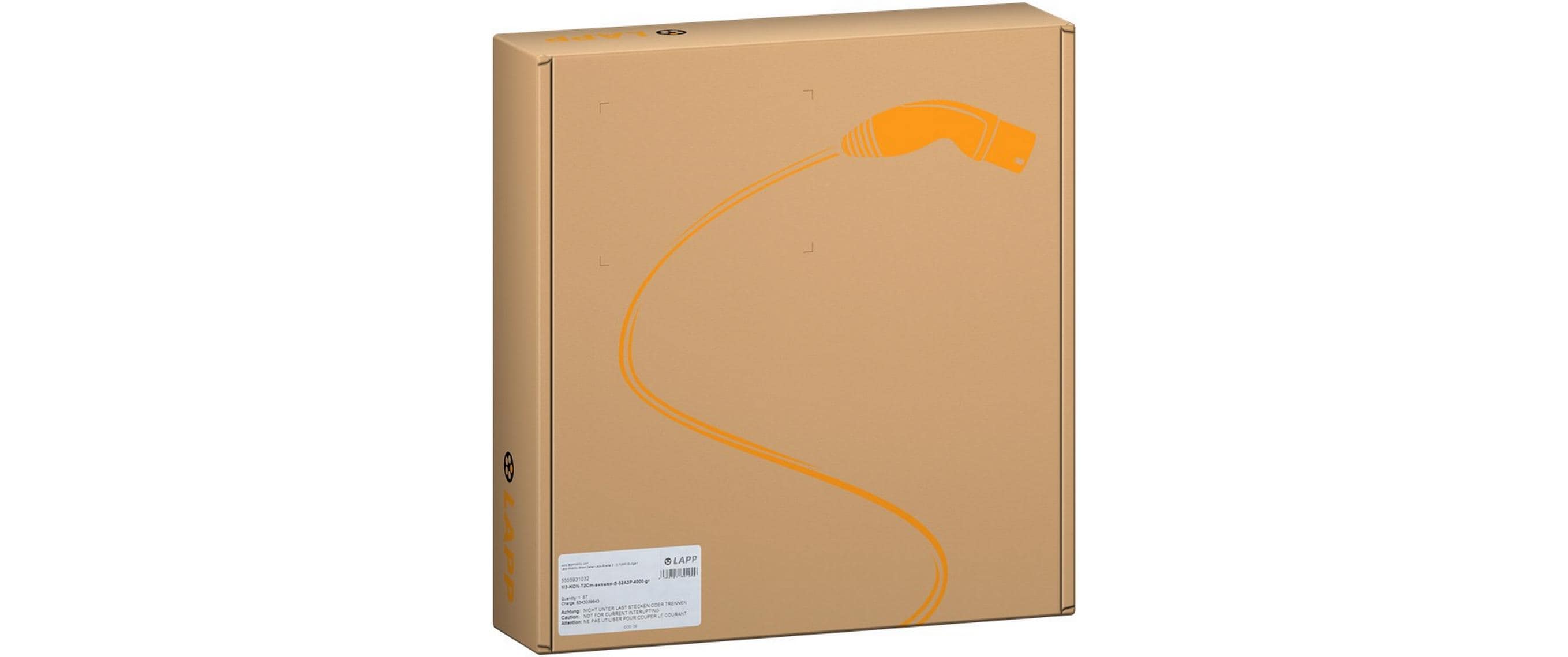 Lapp HELIX 61796 Typ 2 Ladekabel 11 kW 5 m Orange
