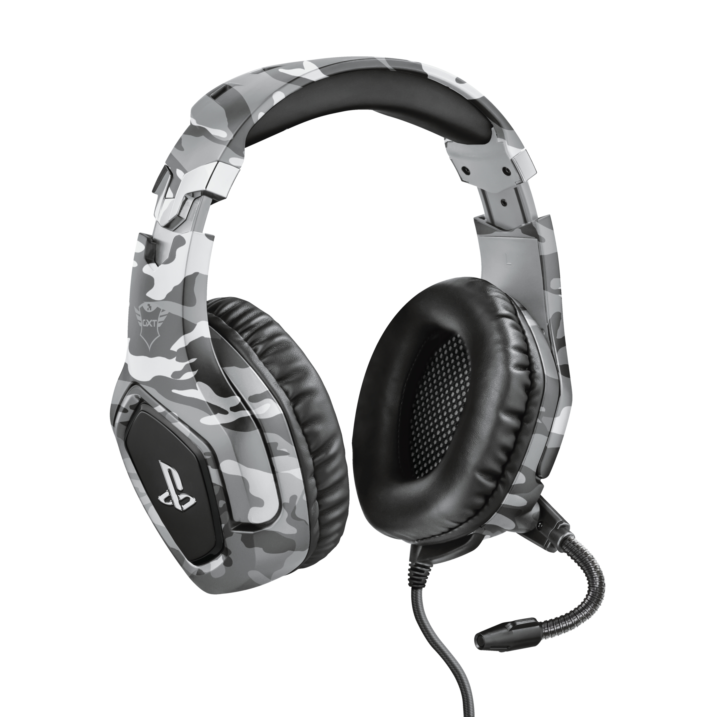 Trust GXT 488 Forze-G Gaming Headset 3,5-mm-Klinke Schwarz, Grau