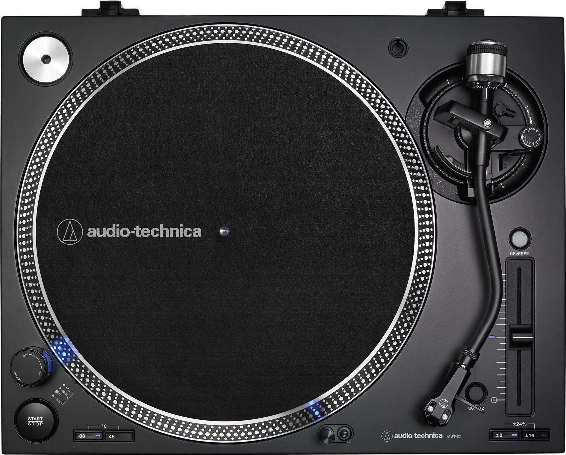 AUDIO-TECHNICA Audio Technica AT-LP140XP DJ Plattenspieler schwarz