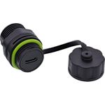 InLine USB-C-Kabelkupplung mini IP68 geschirmt 2x USB-C Buchse (69927N)