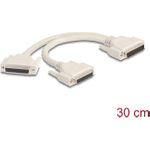 Delock Adapter Y-Kabel Splitter D-Sub HD 44 Pin Stecker zu 2 x 44 Buchse mit (67172)